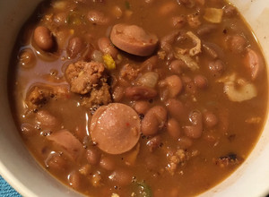 Una foto de Frijoles charros