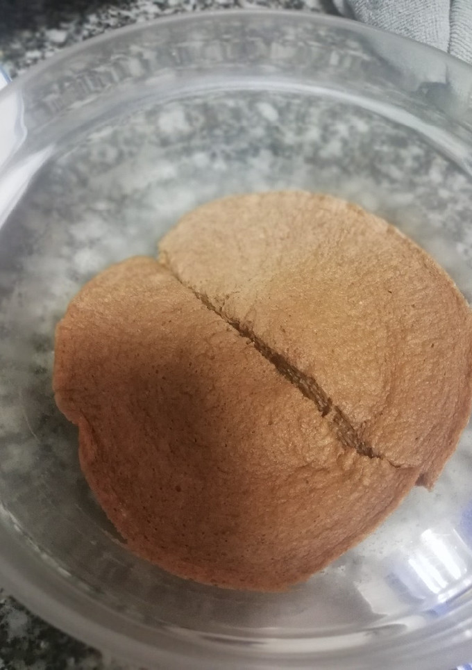 Una foto de Brownie fit en microondas