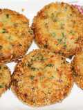 Croquetas de salmón con espinaca