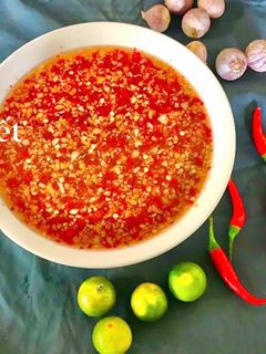 Hình của món Nước mắm chua ngọt.