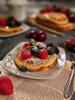 صورة لوصفة بان كيك