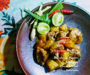 Resep Mudah Rendang Ayam Kentang Simpel Yummy Mantul