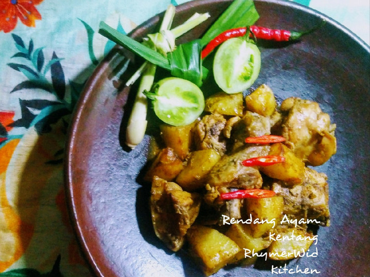 Resep Rendang Ayam Kentang Simpel Anti Gagal