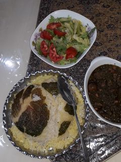 عکسی از دستور قرمه سبزی آرزو پز😎