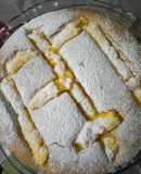 Torta matera de avena con crema pastelera