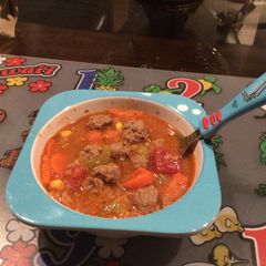 A picture of Meatball Soup.
