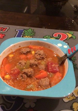 A picture of Meatball Soup.