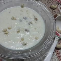 A picture of Rice Kheer /Rice Pudding.