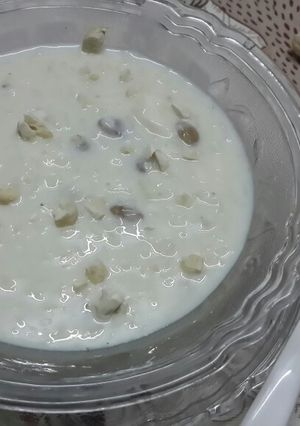 A picture of Rice Kheer /Rice Pudding.