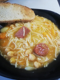 Una foto de Cocido con menos grasa 🍲