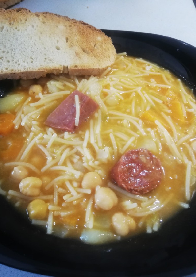 Una foto de Cocido con menos grasa 🍲