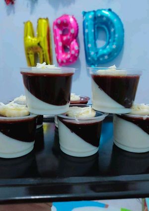 Foto resep Puding susu, coklat beng beng