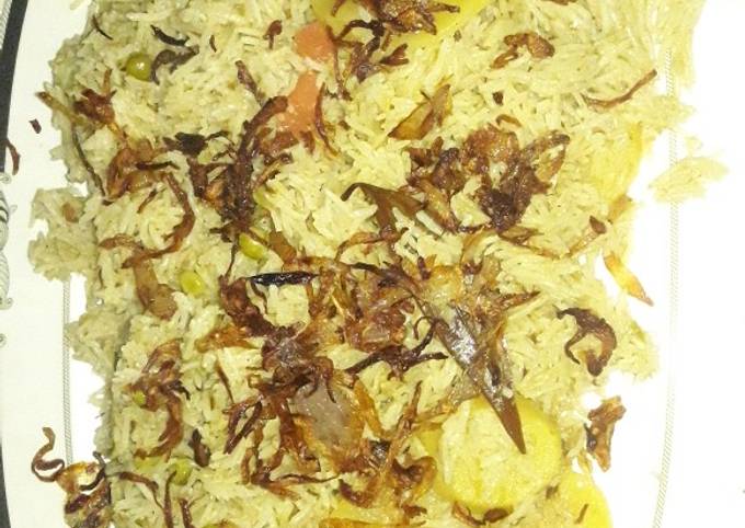 Mattar pulao