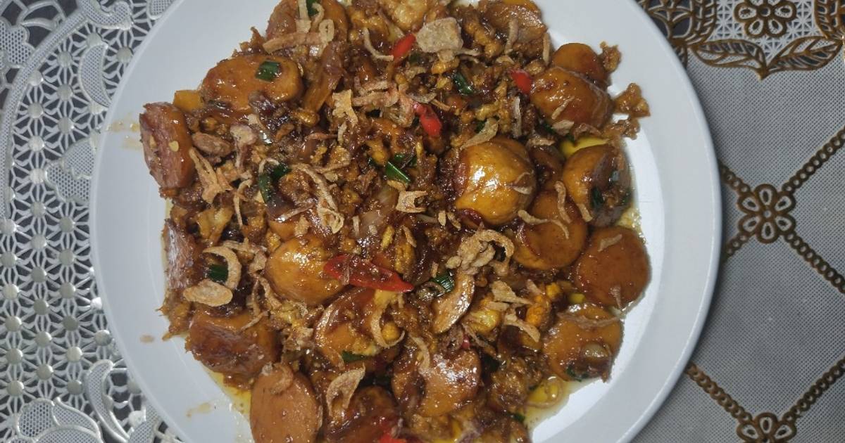 Resep Orak Arik Telur Bakso Kecap Dijamin Nikmat dan Mudah