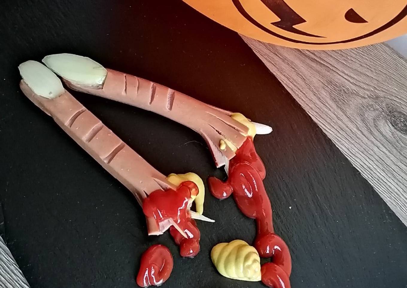 Hot-dog☠️ facon halloween 🎃