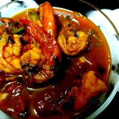 Tangy Prawns Curry A picture of Tangy Prawns Curry.