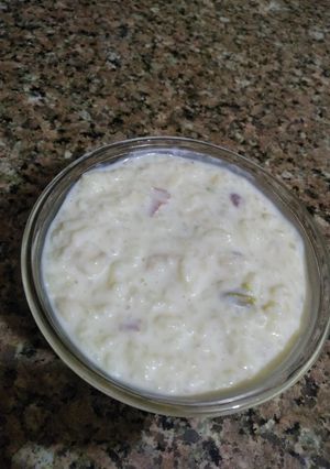 A picture of चावल की खीर.