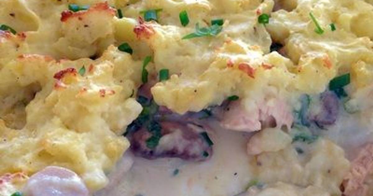 Fish pie with mushrooms Recipe by Jenni Cookpad