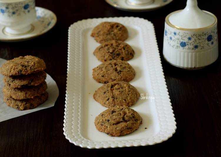 Recipe of Speedy Eggless Coconut Flour Choco chip cookies