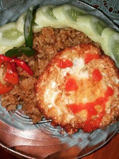 Foto resep Nasi goreng telur ceplok