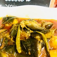 Brinjal Aloo curry A picture of Brinjal Aloo curry.