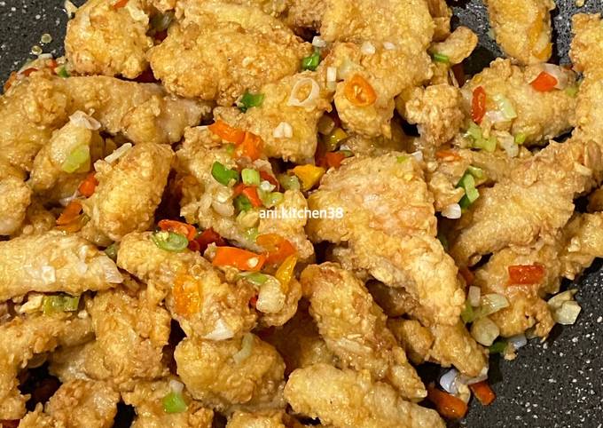 Resep Ayam cabe garam oleh ani.kitchen38 - Cookpad