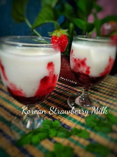 Foto resep Korean Strawberry Milk