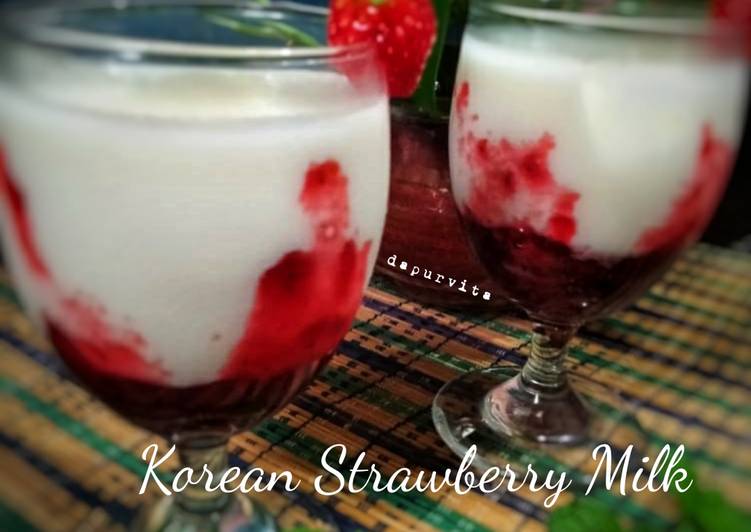 Korean Strawberry Milk