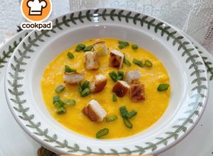 Gambar 👩‍🍳Creamy Pumpkin Soup🎃