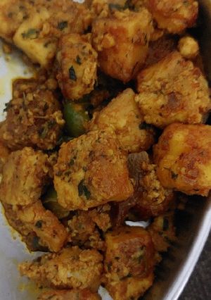 A picture of Paneer chilli.