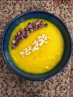 عکسی از دستور شله زرد