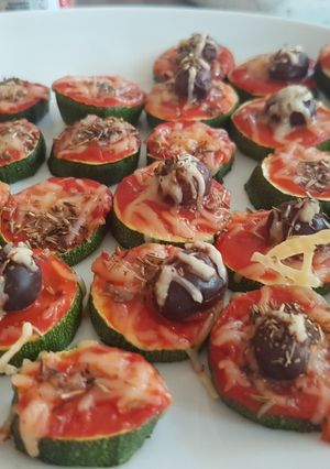 Une photo de Mini pizza sans pâte