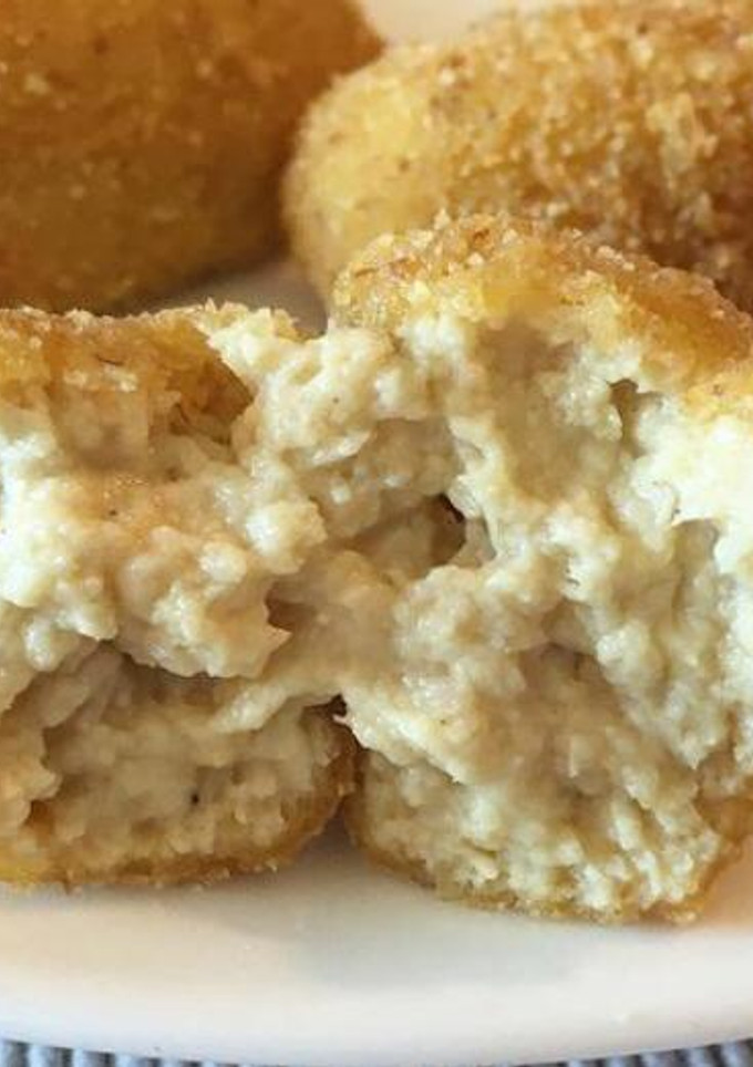 Una foto de Croquetes de pollastre i poma 🍎