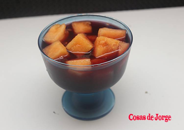 Dados de sandía con sangría