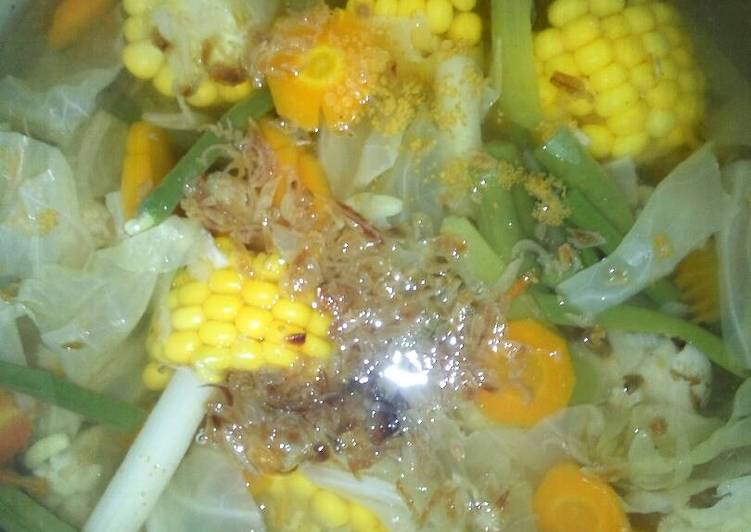 Proses mengolah Sayur asem bening(tanpa asem), Bisa Manjain Lidah