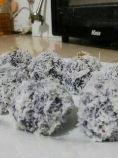 Foto resep Klepon ubi ungu simple