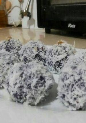 Foto resep Klepon ubi ungu simple