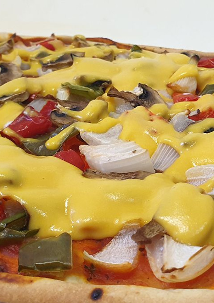 Una foto de Pizza Vegana