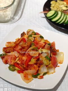Foto resep Oseng gabus ikan asin
