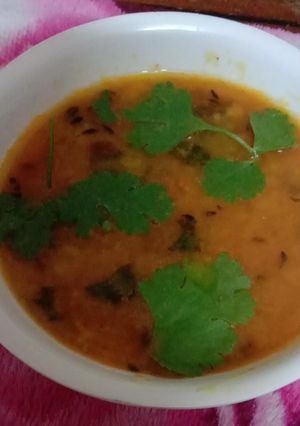 A picture of Tadka Tuvar dal.
