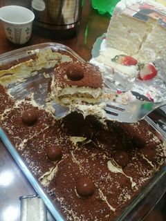 صورة لوصفة كيكة النسكافيه الباردة