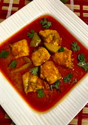 A picture of Fish Mango Curry.