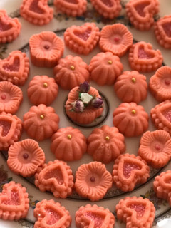 A picture of Rose barfi.