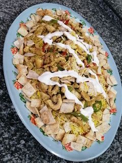صورة لوصفة فته شاورما الدجاج