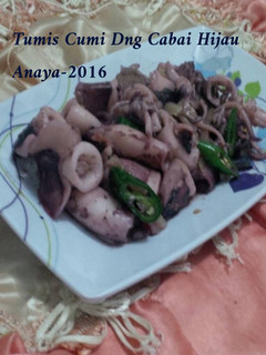 Foto resep Tumis Cumi Cabai Hijau