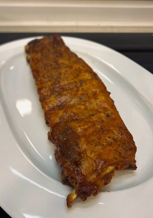Una foto de Costillar de cerdo al horno