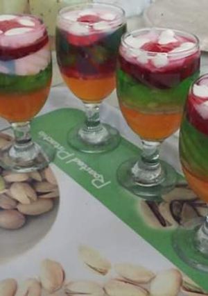 A picture of Creamy jello.