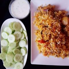 Chicken biryani 😍 A picture of Chicken biryani 😍.