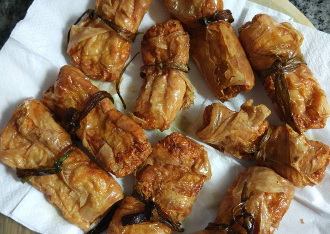 Lumpia Kulit Tahu Ayam Udang - resep kuliner nusantara