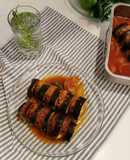 كباب باذنجان بالفرن PATLICAN KEBABI